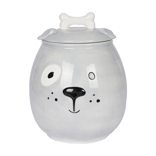 Pet Food Storage Container Ceramic Treat Jar